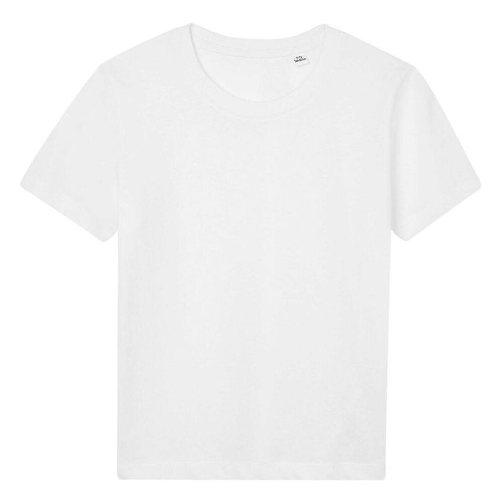 Mantis Childrens/Kids Essential Natural T-Shirt / White